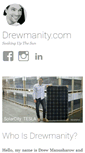 Mobile Screenshot of drewmanity.com